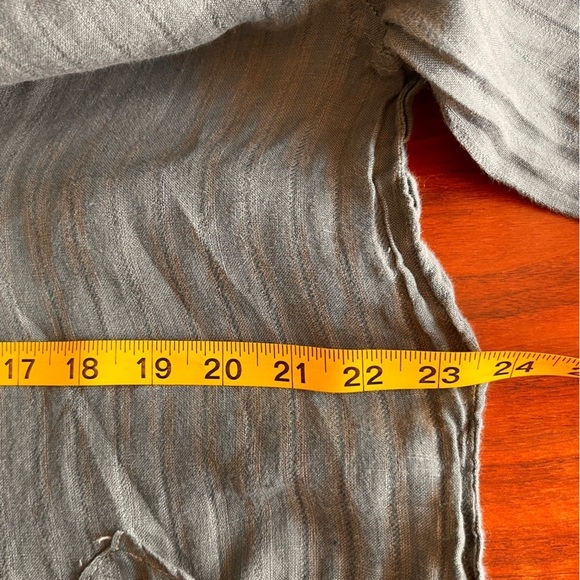 CP Shades linen teton tunic size S green popover pockets lagenlook beach - Picture 12 of 13